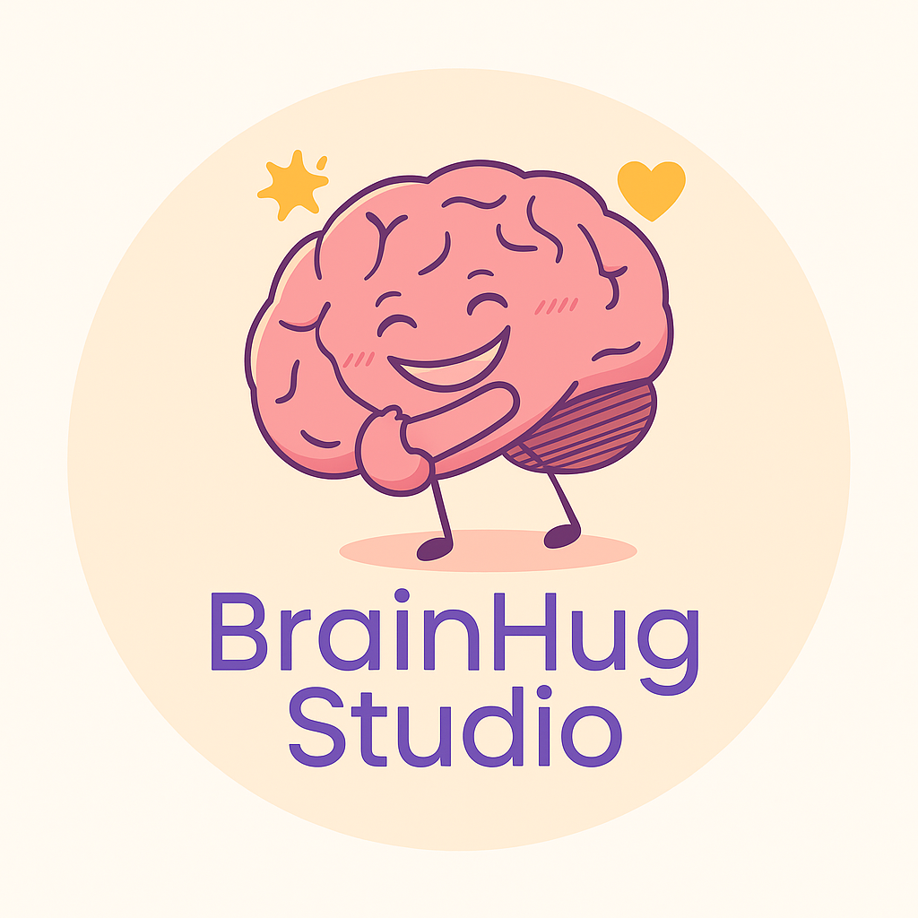 BrainHug Studio — Practical Tools for Staying Sane and Supporting Your Mental Wellbeing Logo
